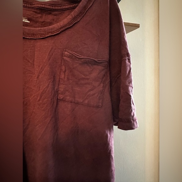 COPY - Aerie Off the Shoulder Pocket Tee - Picture 4 of 6